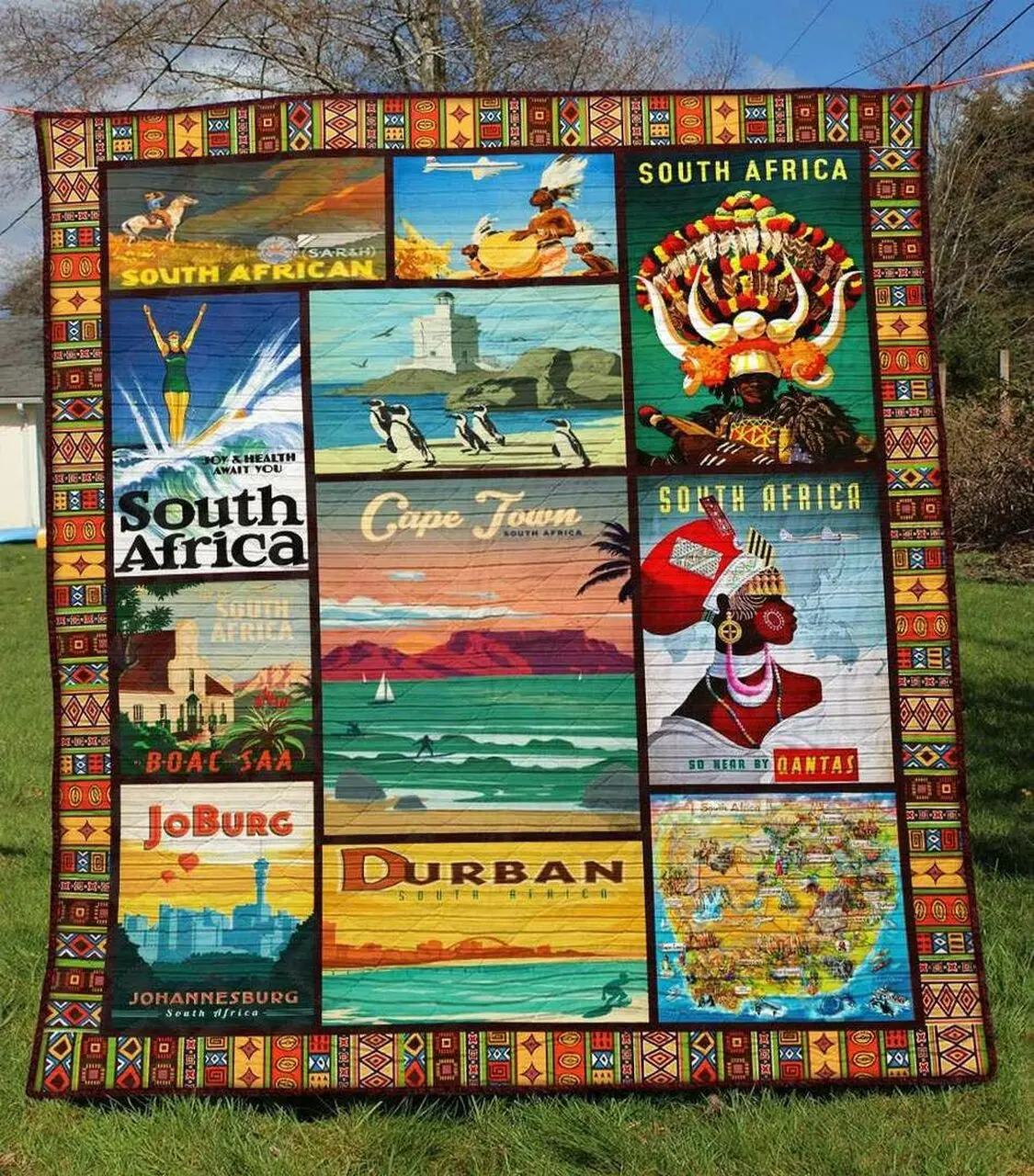 South Africa Tu050713A Tbg Quilt Blanket and Home Decor