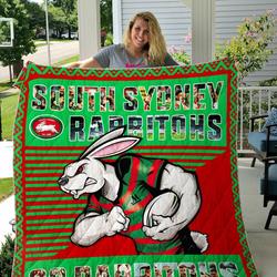 South Sydney Rabbitohs Quilt Blanket and Home Decor