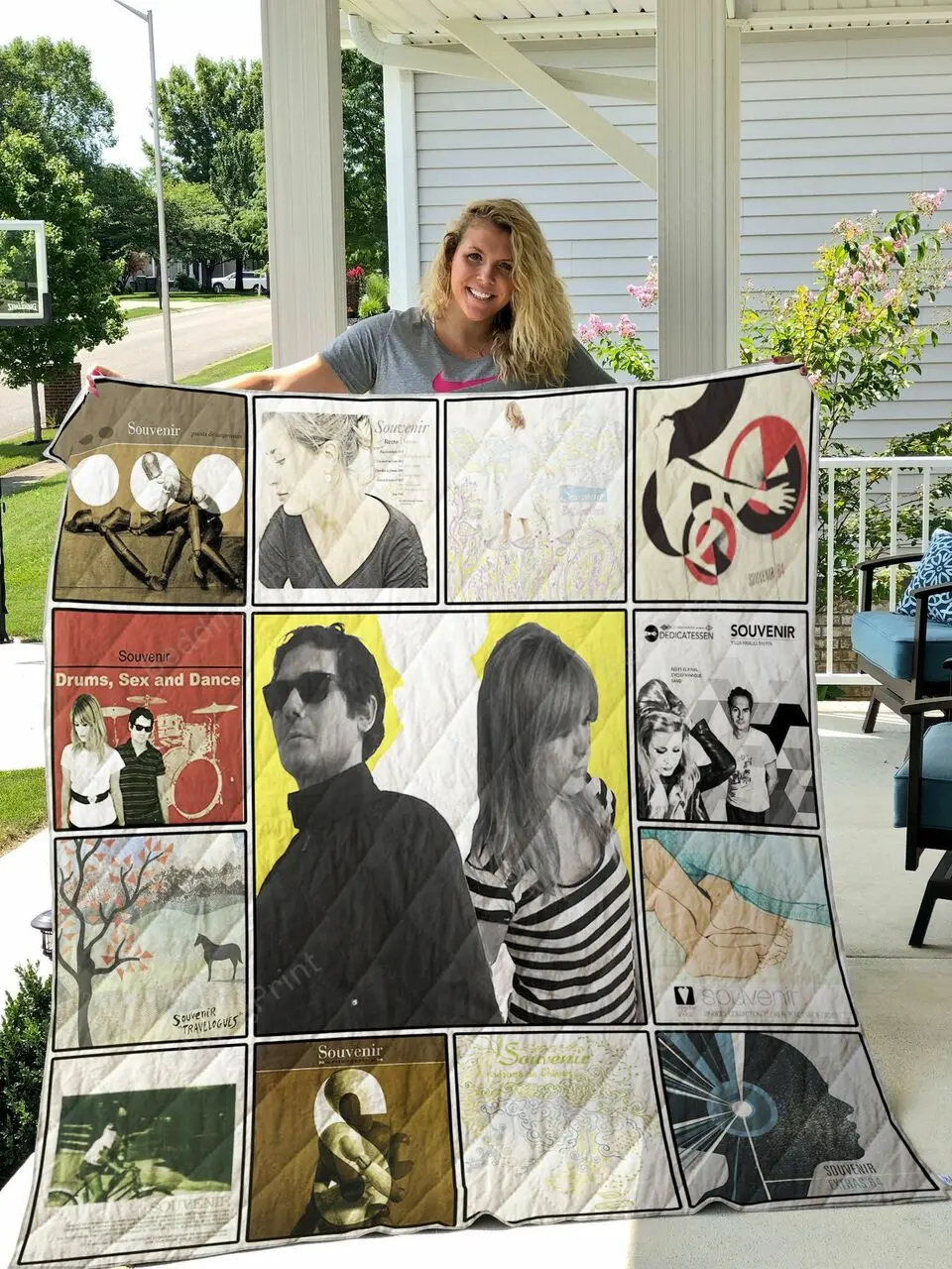 Souvenir Quilt Blanket and Home Decor