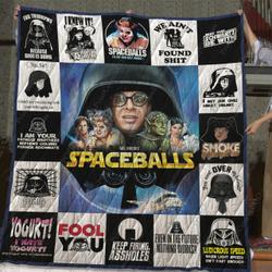 Space Balls T-Shirt Quilt Blanket For Fans and Home Decor