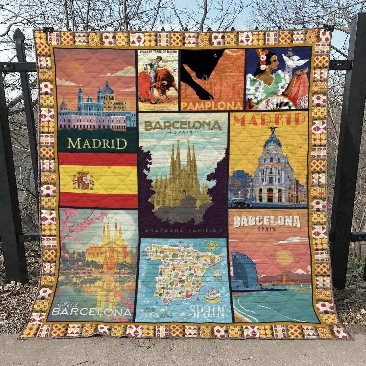 Spain Li060711A Tbg Quilt Blanket and Home Decor
