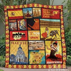Spain Quilt Blanket Ver 6  Quilt and Home Decor