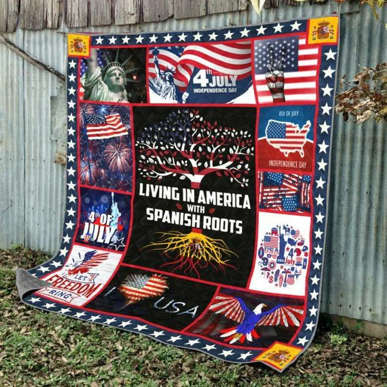 Spanish Roots Quilt Blanket Ver 2 Quilt and Home Decor