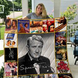 Spencer Tracy Quilt Blanket 02 and Home Decor