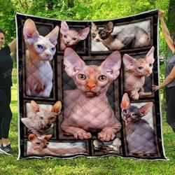Sphynx 3D Customized Quilt and Home Decor