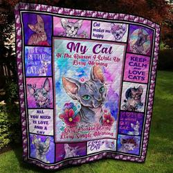 Sphynx Cat Quilt Blanket Bbb120621Ht and Home Decor