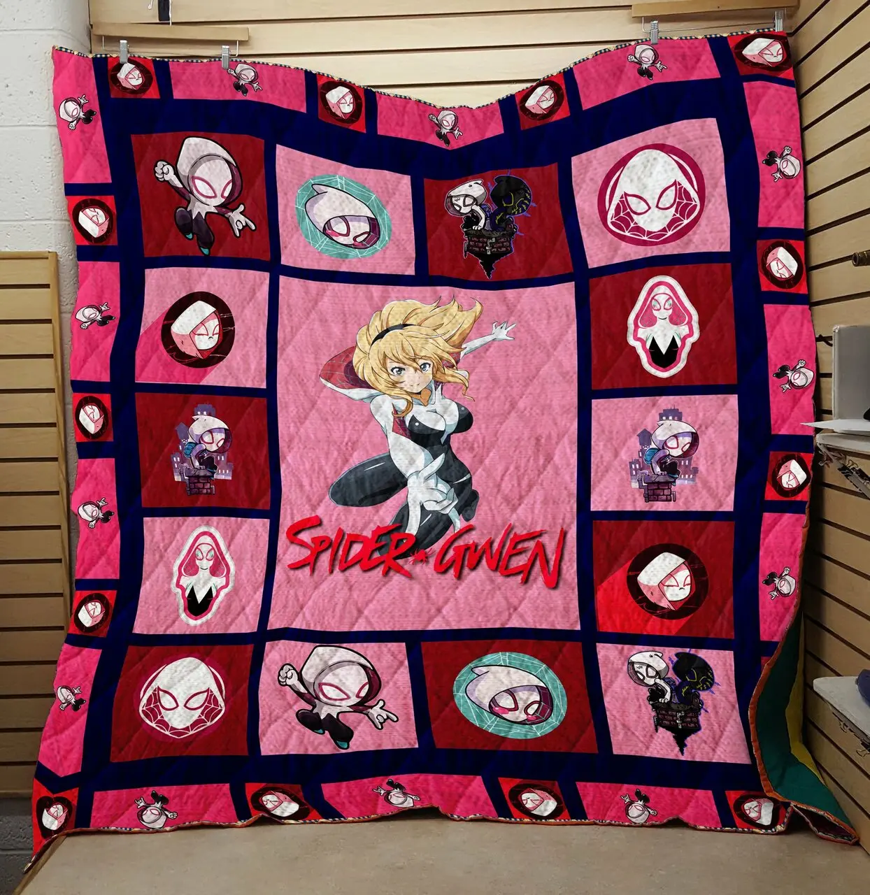 Spider Gwen Quilt and Home Decor