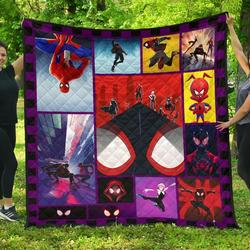 Spider-Verse For Spider-Man Fan Gift Quilt and Home Decor