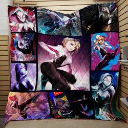 Spider Woman Gwen Quilt Blanket and Home Decor