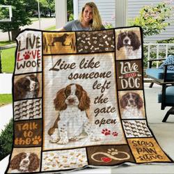 Spinger Spaniel Dog NDK060795 3D Customized Quilt and Home Decor