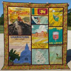 Sri Lanka Bi010710B Tbg Quilt Blanket and Home Decor