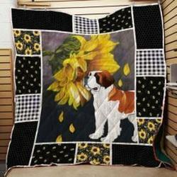 St Bernard Ee Quilt Inkpta and Home Decor