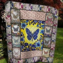St Butterfly 020402 Quilt Blanket  Quilt and Home Decor