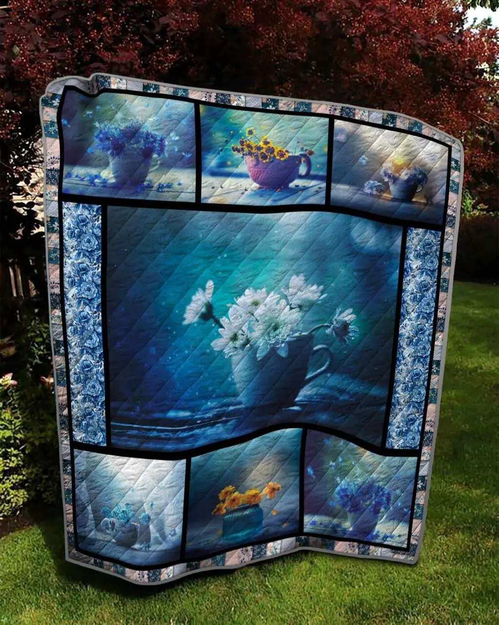 St Flowers 1 Quilt and Home Decor