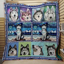 St Husky 1 Quilt and Home Decor