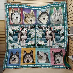 St Husky 2 Quilt and Home Decor