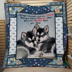 St Husky 3 Quilt and Home Decor