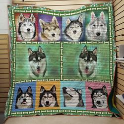 St Husky Quilt and Home Decor
