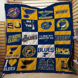 St Louis Blues Blanket Th0907 Quilt and Home Decor