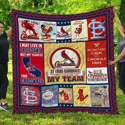 St Louis Cardinals California Quilt Blanket and Home Decor