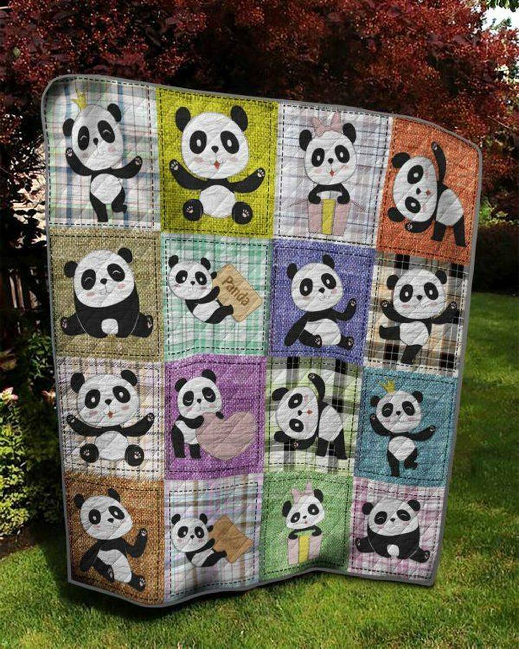St Panda 060401 Quilt Blanket Quilt and Home Decor