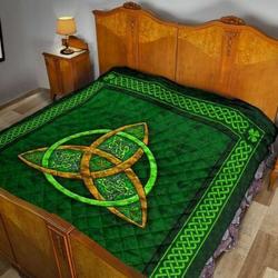 St Patrick Day Green And Lucky 3D Customized Quilt and Home Decor