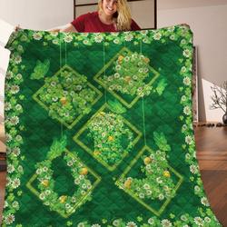St Patricks Day JFJ13032 3D Customized Quilt 2707 and Home Decor