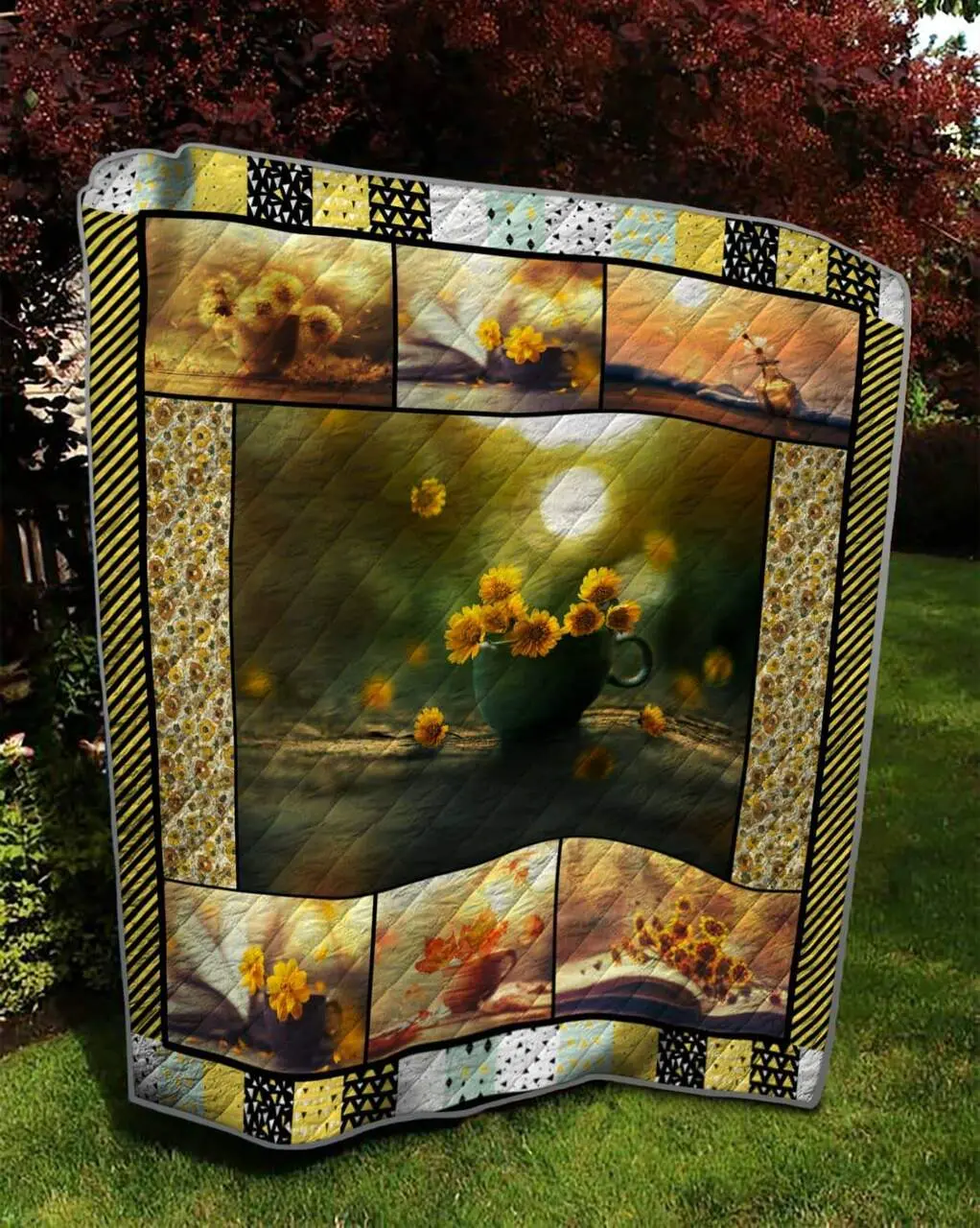 St Sun Flower Quilt and Home Decor