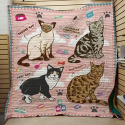 Stamese Cat Quilt and Home Decor
