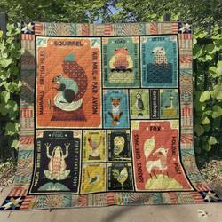 Stamp Collecting HT300549 Quilt Blanket and Home Decor