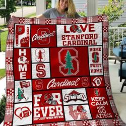 Stanford Cardinal Quilt Blanket B080622  Quilt and Home Decor