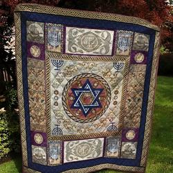 Star Of David S1 3D Customized Quilt and Home Decor