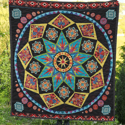 Star Pattern 3D Customized Quilt and Home Decor