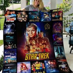 Star Trek Quilt Blanket Hvt060604  Quilt and Home Decor