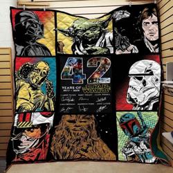 Star Wars S Anniversary Blanket Th0907 Quilt and Home Decor