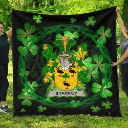 Starkey Ireland Irish Celtic Shamrock Knot Circle JFJ13086 3D Customized Quilt 2707 and Home Decor