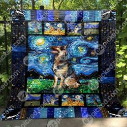 Starry Night Quilt Blanket Hn57  Quilt and Home Decor