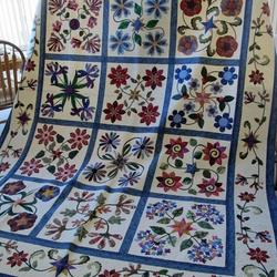 Stars In The Garden Cl16100328Mdq Quilt Blanket and Home Decor
