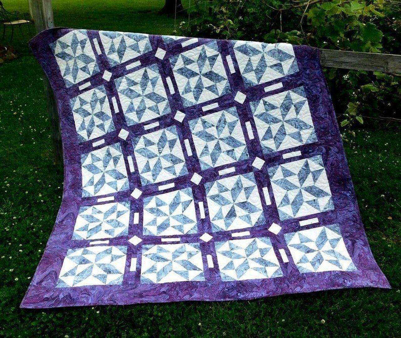 Stars Pattern Hur Quilt Cysizy and Home Decor