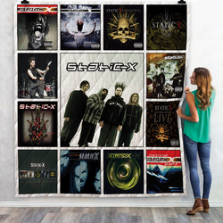 Static-X Albums Quilt Blanket Ver13 and Home Decor