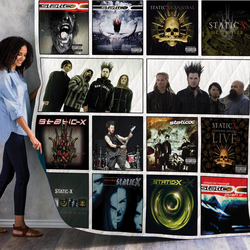Static-X Albums Quilt Blanket Ver14 and Home Decor