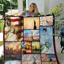 Statue Of Liberty Quilt Blanket and Home Decor