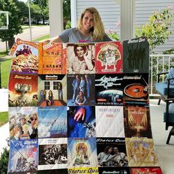 Status Quo Quilt Blanket and Home Decor