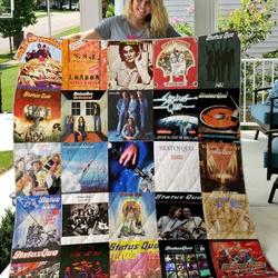 Status Quo Quilt Blanket  Limited Quilt Blanket and Home Decor