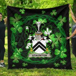 Staunton Ireland Irish Celtic Shamrock Knot Circle JFJ13090 3D Customized Quilt 2707 and Home Decor