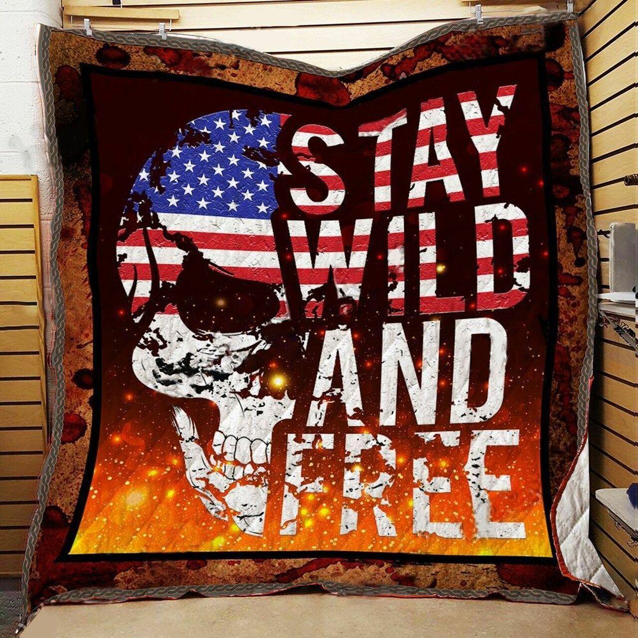 Stay Wild JFJ13106 3D Customized Quilt 2707 and Home Decor