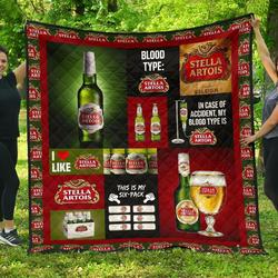 Stella Artois Funny Gift For Beer Lover Quilt and Home Decor