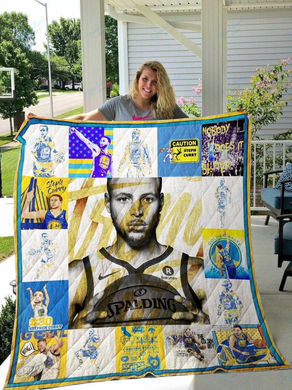 Stephen Curry Quilt Blanket and Home Decor