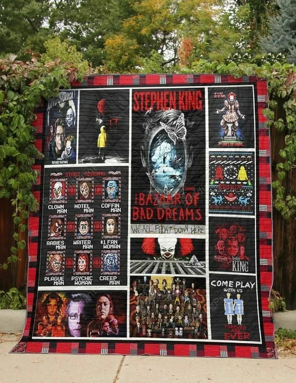 Stephen King Blanket Blanket Quilt and Home Decor
