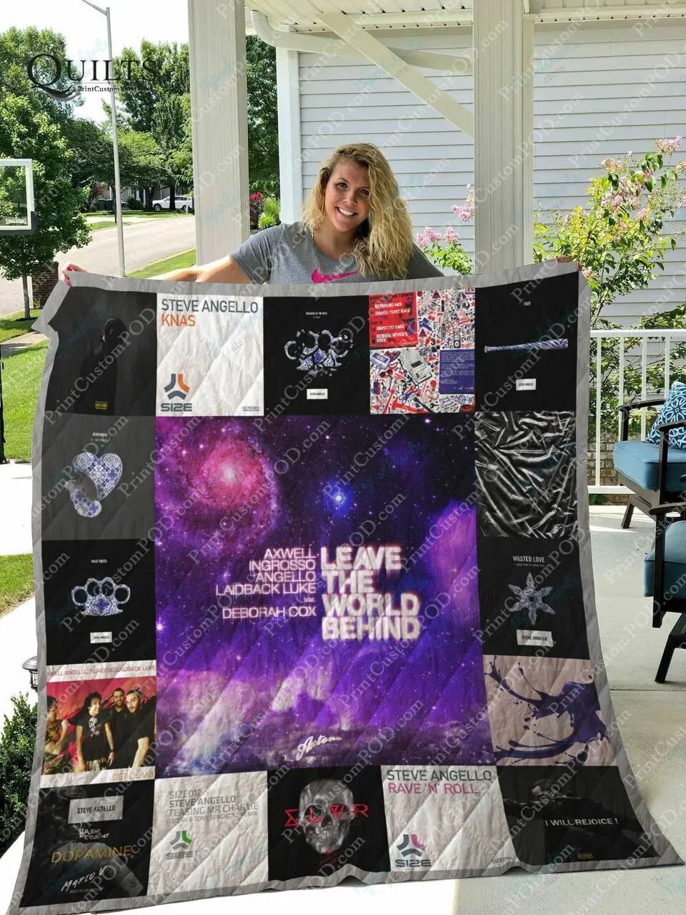 Steve Angello Albums Quilt Blanket For Fans Ver 17 and Home Decor